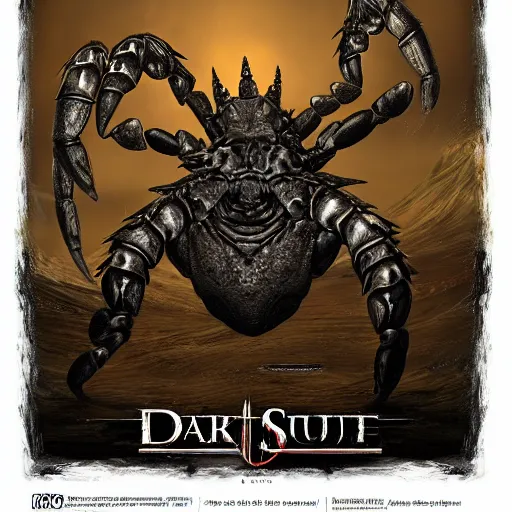 Image similar to sturdy crab monster, dark souls, elden ring