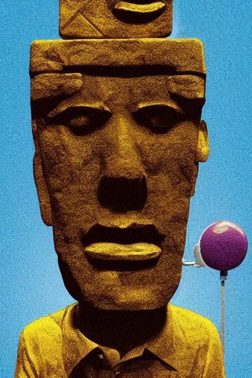 Gigachad as an Easter Island head Stable Diffusion - PromptHero