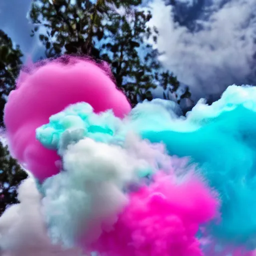 Image similar to a cotton candy tornado