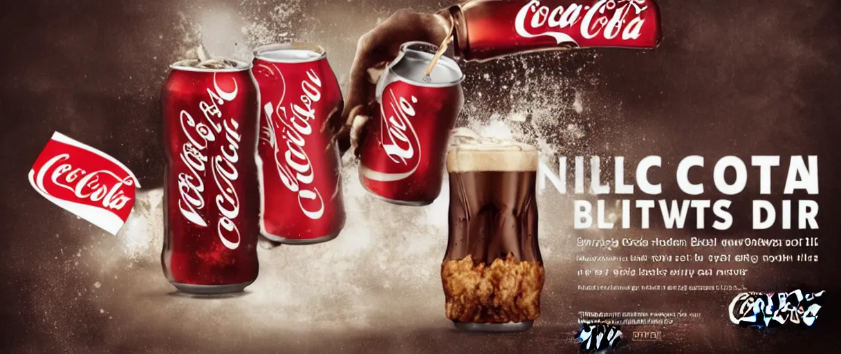 Image similar to coca cola nitro brown ad