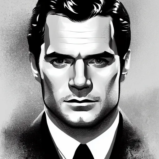 Image similar to henry cavill as james bond, portrait, highly detailed, digital painting, artstation, concept art, sharp focus, illustration, art , style of Walter Martin Baumhofer