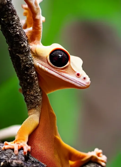 Image similar to a beautiful crested gecko