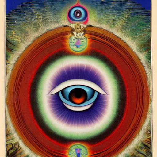 Image similar to the opening of the third eye