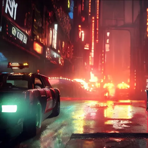 Image similar to a still of from the movie blade runner crossover with the game brothers a tale of two sons