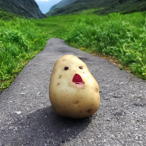 Image similar to potato on adventure