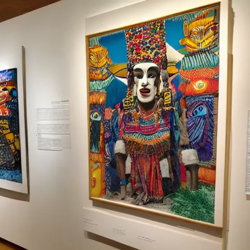 Image similar to peruvian art exhibition