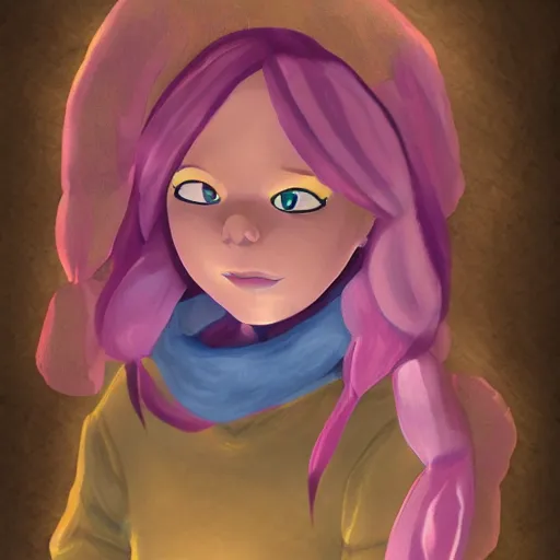 Prompt: madeline from celeste, photorealistic