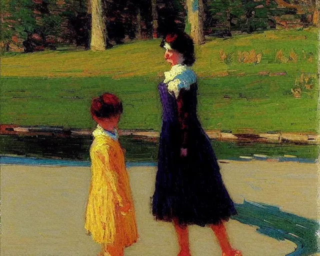 Image similar to edward henry potthast