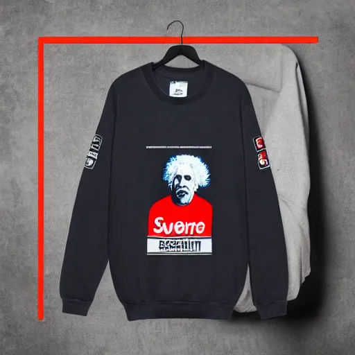 Image similar to supreme einstein merch