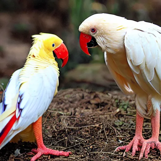 Image similar to albino macaw pheasant