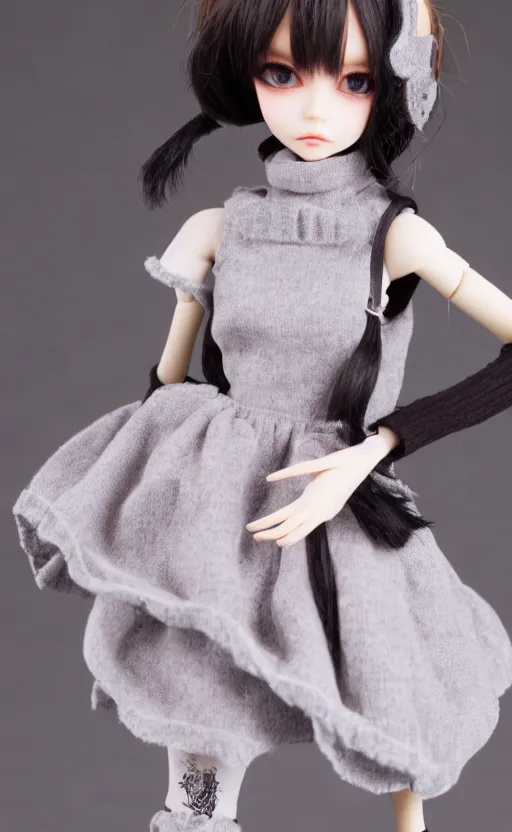 Image similar to dollfie in Sleeveless turtleneck baroque dress