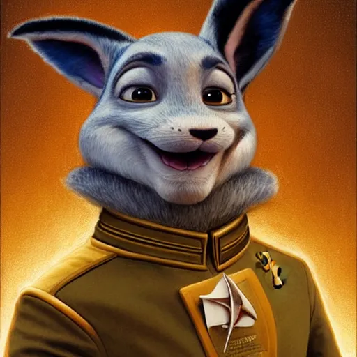 Image similar to a portrait of a roach in a starfleet uniform star trek chief engineer. zootopia fursona furaffinity furry art detailed face highly detailed painting by gaston bussiere craig mullins jc leyendecker gustav klimt artgerm greg rutkowski furry