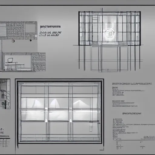 Image similar to lux lighting design plans, plans, diagrams, realistic, 8 k,