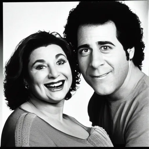 Prompt: seinfeld tv show elaine jerry meets shrek black and white 1 0 2 4 x 1 0 2 4