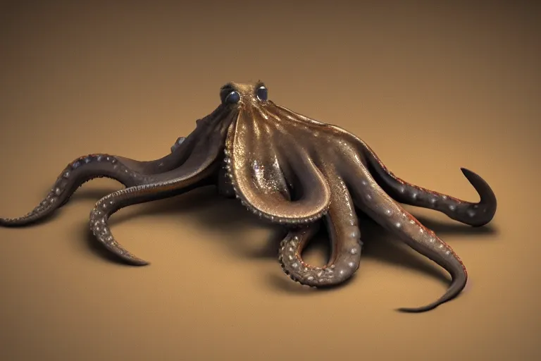 Image similar to dramatic realistic hibrid octopus jiraffe, unreal engine 5, subsurface scattering, hd, 8 k, hdr