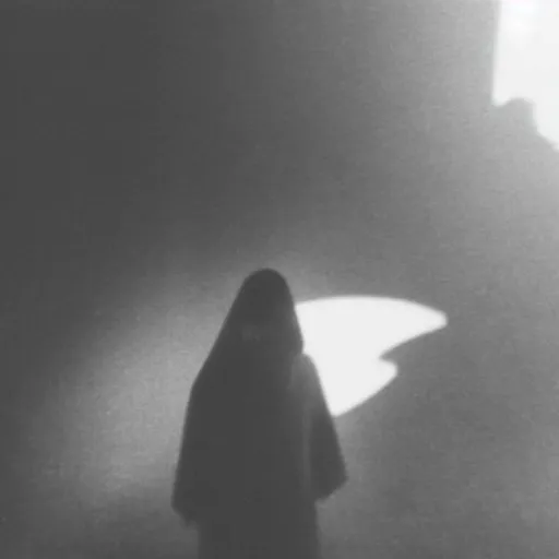 Image similar to a ghost captured on film camera with expired film