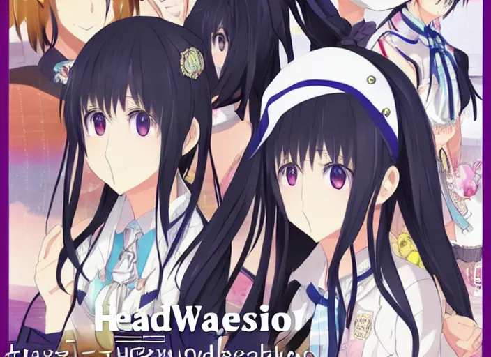 Image similar to headwear ; kadokawa light novel, cover, ; visual novel