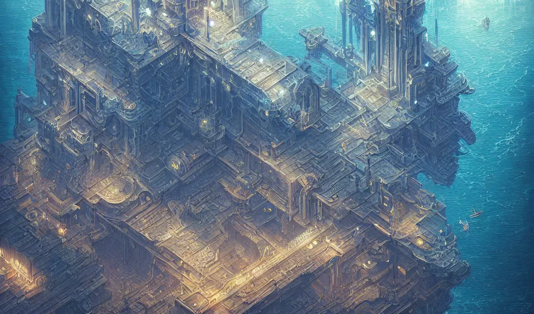 Prompt: fantasy sea port, futuristic architecture, advanced engineering, beautiful detailed pixelart by albertov, intricate details, beautiful, dithered gradients, volumetric lighting, cgsociety, artstation, smooth, sharp focus, 2 d illustration, by greg rutkowski, amazing art by dan mumford