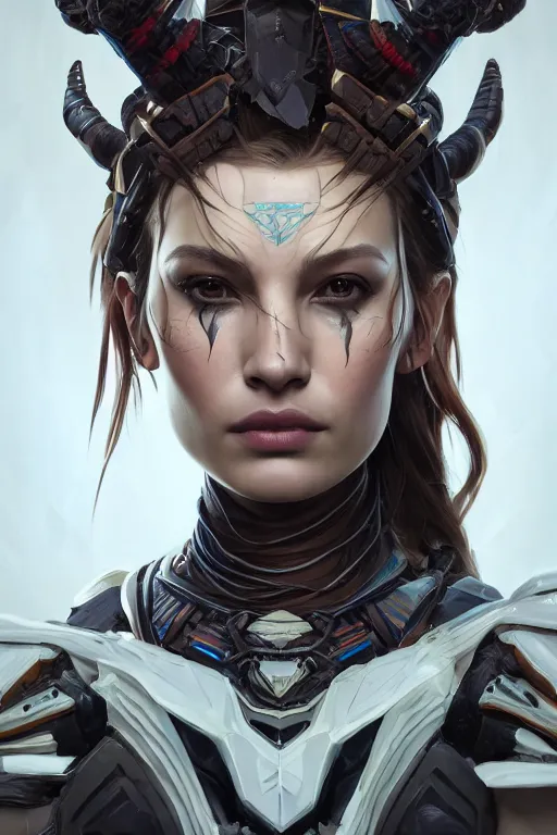 Image similar to symmetry!! portrait of scorpion queen in the style of horizon zero dawn, machine face, intricate, elegant, highly detailed, digital painting, artstation, concept art, smooth, sharp focus, illustration, art by artgerm and greg rutkowski and alphonse mucha, 8 k