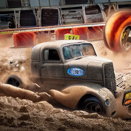 Image similar to Tow Mater in Madd Maxx demolition derby