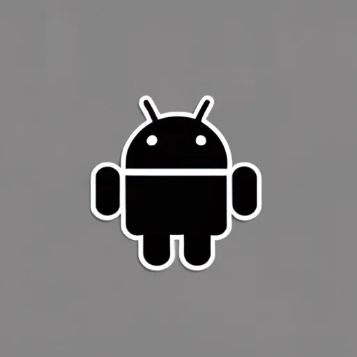 Image similar to a logo for a misunderstood android