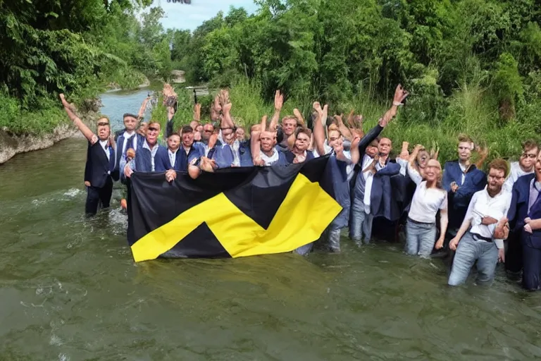 Image similar to Vít Jedlička claming to be the president in Liberland