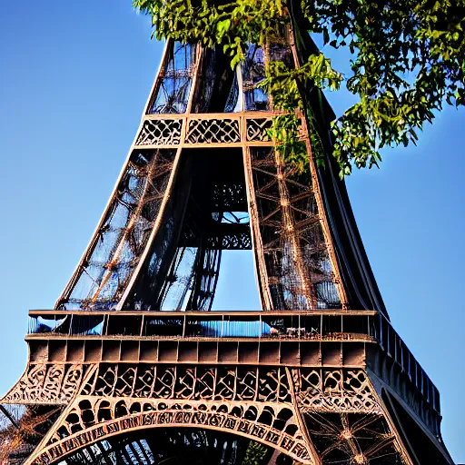 Prompt: eiffel tower in new york photography
