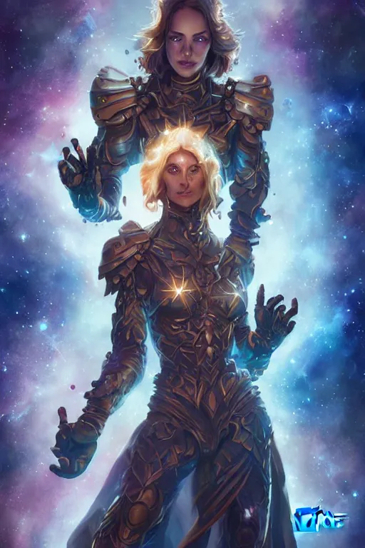 Image similar to wise Space ent made of stars and plasma, hybrid from dungeons and dragons and art direction by James Cameron ;by artgerm; wayne reynolds art station; cinematic quality character render; low angle; ultra high quality model; production quality cinema model;