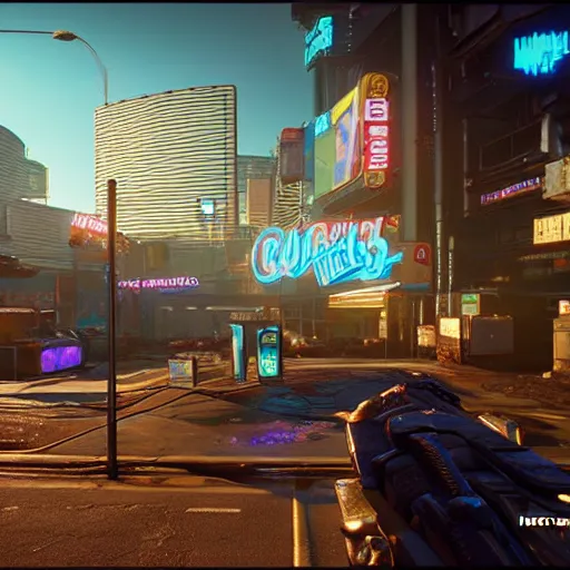 Image similar to cookie monster in cyberpunk 2 0 7 7 unreal engine 5 8 k hyperdetailed