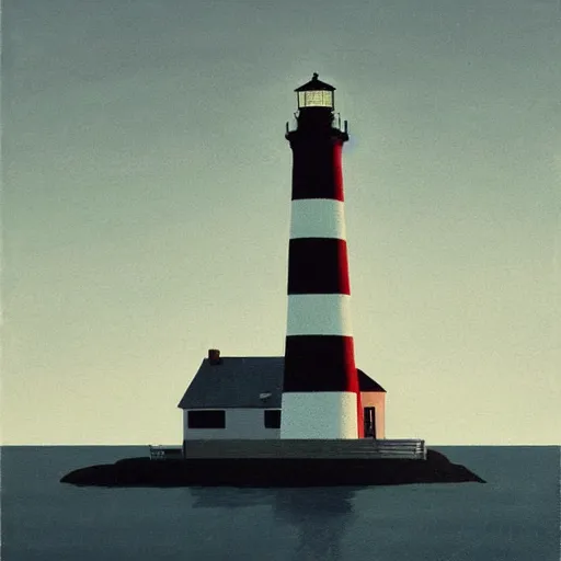 Prompt: a lighthouse, tim eitel