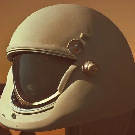 Image similar to wide angle pinhole photo of an astronaut infinite helmet on Mars award winning national geographic,mars surface can be seen in the helmet reflection