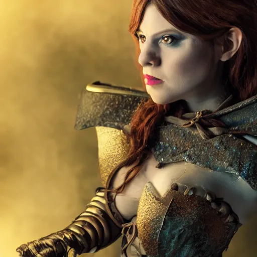 Image similar to a female DND changeling, high resolution film still, 8k, HDR colors, cosplay, studio lighting