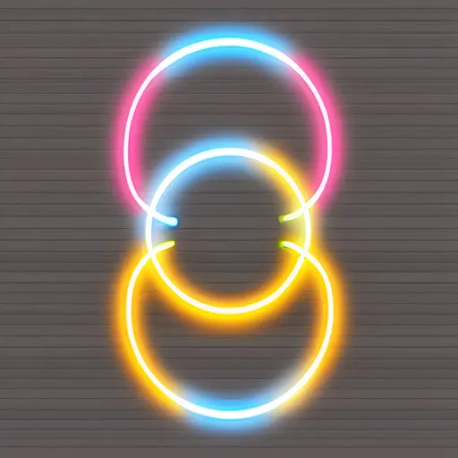 Prompt: neon circle 4k