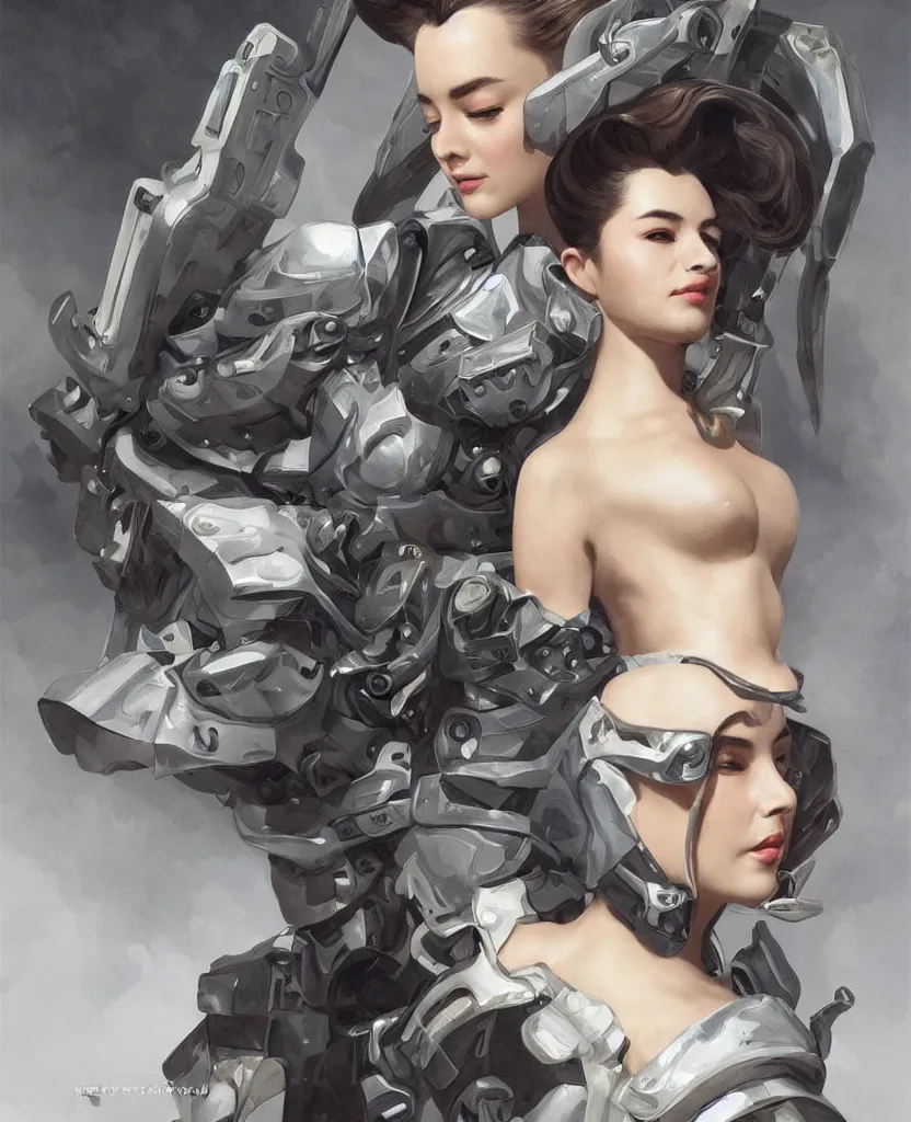 Prompt: military leader, tall woman, piercing grey eyes, space opera, korean straight eyebrows, combat ready hairstyle, shoulder pads, shoulder cape, south east asian, alluring, painted, hyper realistic, high fidelity, digital painting, artstation, concept art, smooth, sharp focus, illustration, art by artgerm and tian zi and alphonse mucha and greg rutkowski,