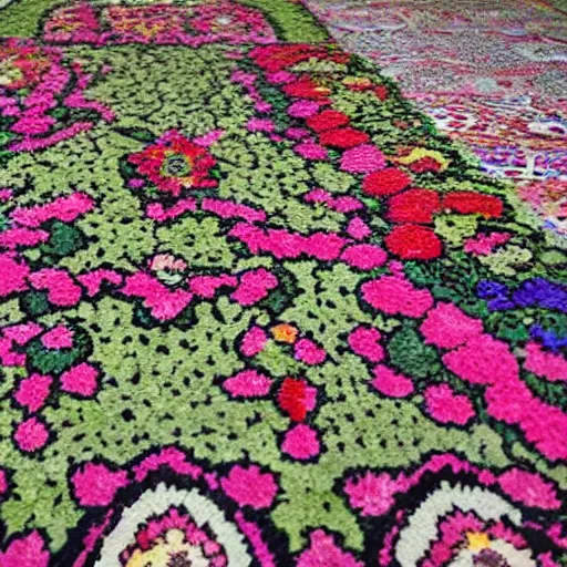 Image similar to flower carpet