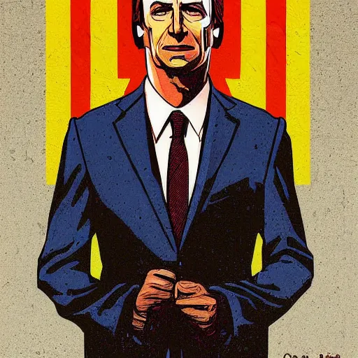 Image similar to better call Saul digital art