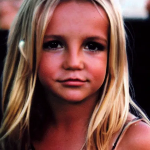 Prompt: a photo of young britney spears