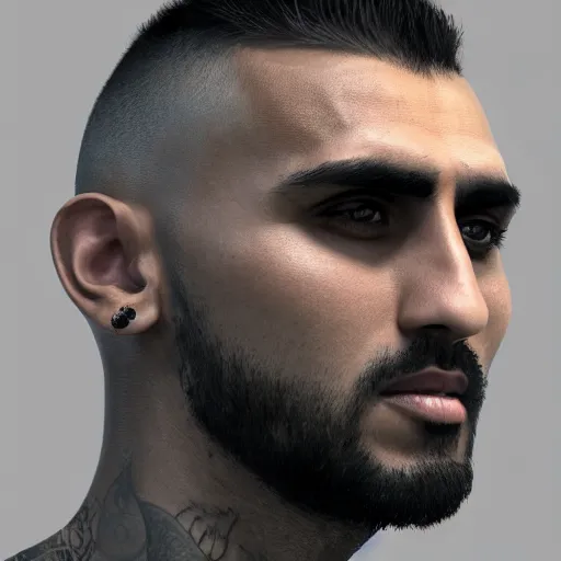 Prompt: arturo vidal, au naturel, hyper detailed, digital art, trending in artstation, cinematic lighting, studio quality, smooth render, unreal engine 5 rendered, octane rendered