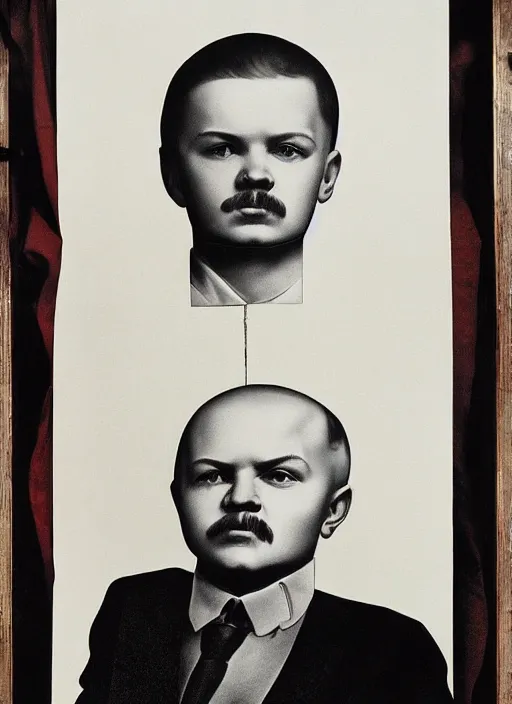 Image similar to hyper detailed portrait of young lenin by richard avedon, color, dslr, medium format