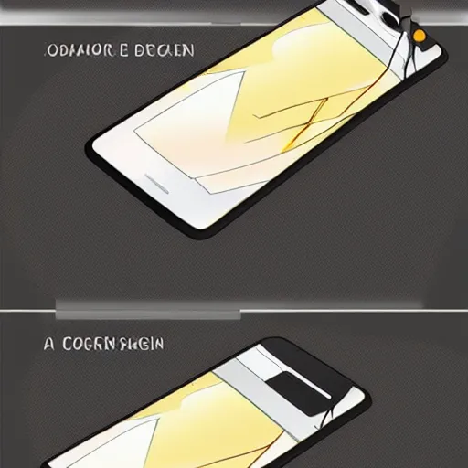 Image similar to a phone concept design, pinterest, artstation, highly detailed