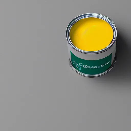 Prompt: can of paint, minimal, modern, solid color
