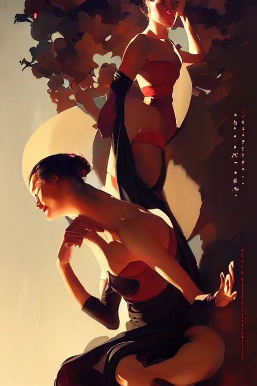 Image similar to futurism, taoism, painting by greg rutkowski, j. c. leyendecker, artgerm