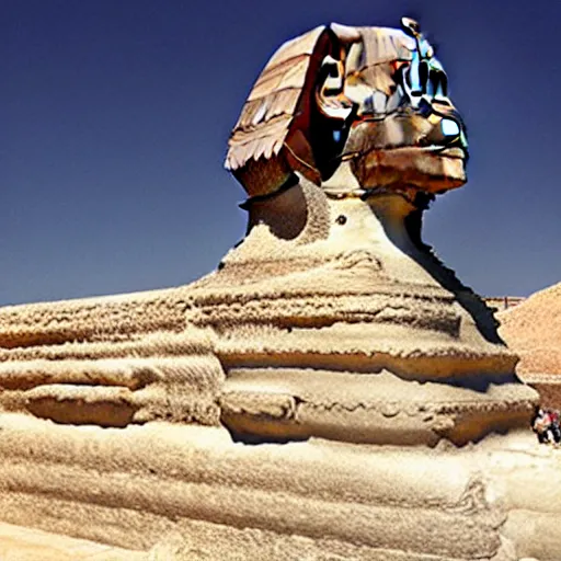 Image similar to the sphinx