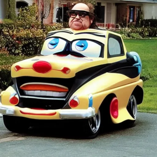 Image similar to a car that looks like danny devito