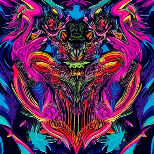 Prompt: hyperbeast by Brock Hofer