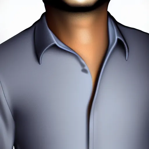 Image similar to realistic! portrait of young indian working man wearing a formal shirt, hyperrealistic face!, 8k detailed digital art , trending on artstation, detailed digital art