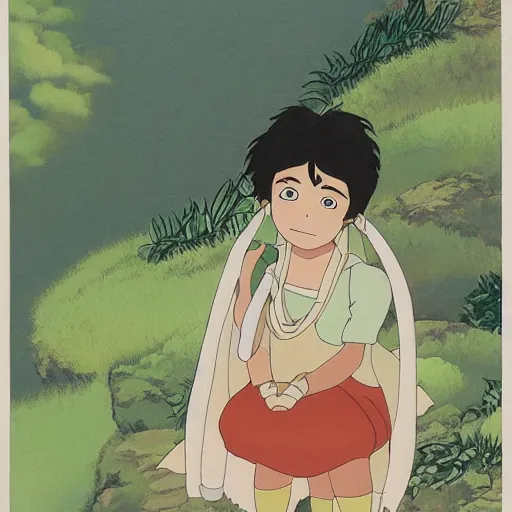 Image similar to A portrait of Saramalacara, by Studio Ghibli