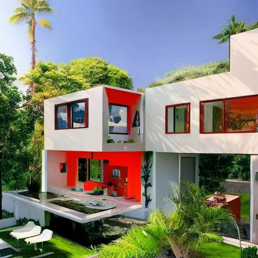 Image similar to a verry cool house