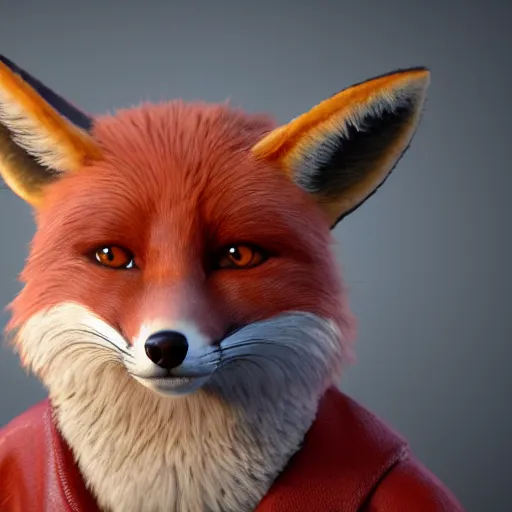 Image similar to Fox character by Disney, unreal engine, trending on artstation, 4K UHD image, octane render