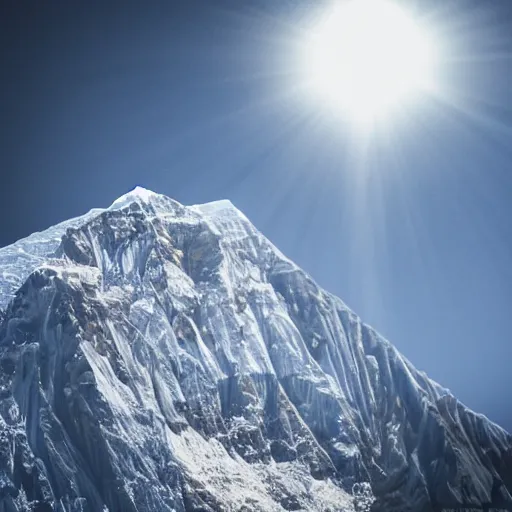 Prompt: an apple made of stardust is sitting on the peak of mount everest, clear focus, bokeh effect, high res, hasselblad, professional photo